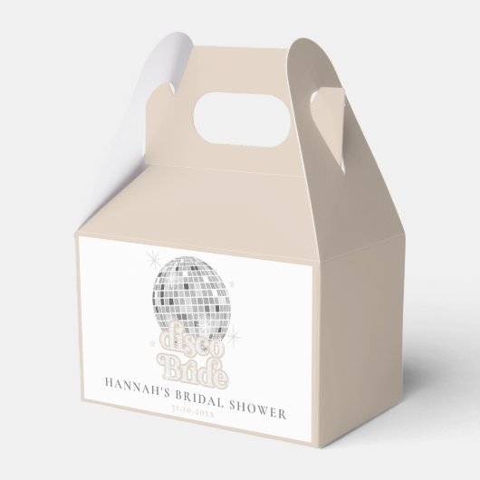 Ballotins Fête des mariées de boule Retro Disco (Verso)