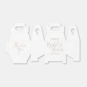 Ballotins Fête des mariées de calligraphie de script Rose po (Déplié)