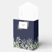 Ballotins Fête des mariées de feuillage bleu marine (Ouvert)