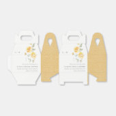 Ballotins Fête des mariées de fleurs Rose jaune vert (Déplié)