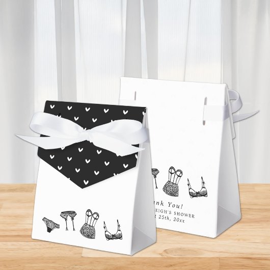 Ballotins Fête des mariées de lingerie de script de pinceau 