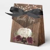 Ballotins Fête des mariées de Mariage de Citrouille de bois (Verso)