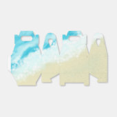 Ballotins Fête des mariées de mariage plage Sable Vagues tro (Déplié)