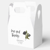 Ballotins Fête des mariées de Rose gothique rustique blanc (Ouvert)