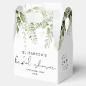 Ballotins Fête des mariées de script Floral Greenery (Ouvert)