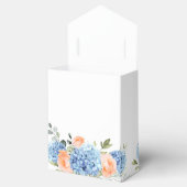 Ballotins Fête des mariées Eucalyptus Rose Blue Hydrangea (Ouvert)