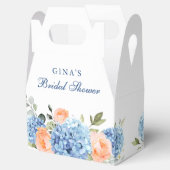 Ballotins Fête des mariées Eucalyptus Rose Blue Hydrangea (Ouvert)