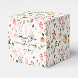 Ballotins Fête des mariées Fleur sauvage aquarelle