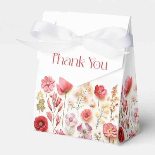 Ballotins Fête des mariées Fleur sauvage Retro Pastel Pink B (Verso)