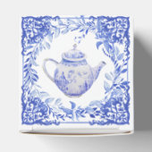 Ballotins Fête des mariées florale bleue et blanche (Haut)