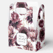 Ballotins Fête des mariées florale Rustique Bourgogne (Ouvert)