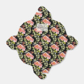 Ballotins Fête des mariées luxuriante à fleurs rouges (Déplié)