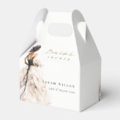 Ballotins Fête des mariées moderne Mariage aquarelle (Arrière)