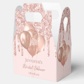 Ballotins Fête des mariées rose or blush parties scintillant (Ouvert)