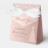 Ballotins Fête des mariées rose or parties scintillant robe (Verso)