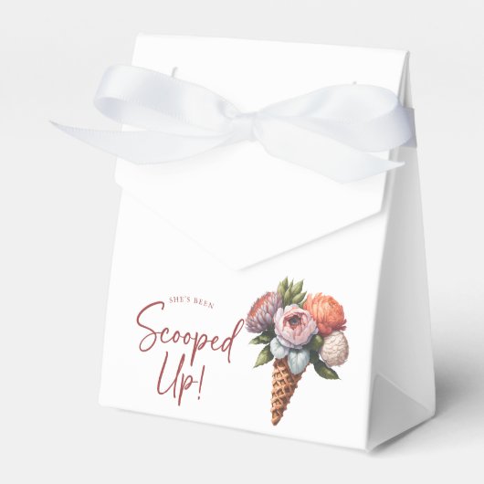 Ballotins Fête des mariées rustique Elegant Boho Ice Cream (Verso)