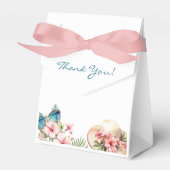 Ballotins Fête des mariées tropicale rose de plage (Verso)