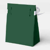 Ballotins Fête des mariées verte et blanche minimaliste (Arrière)