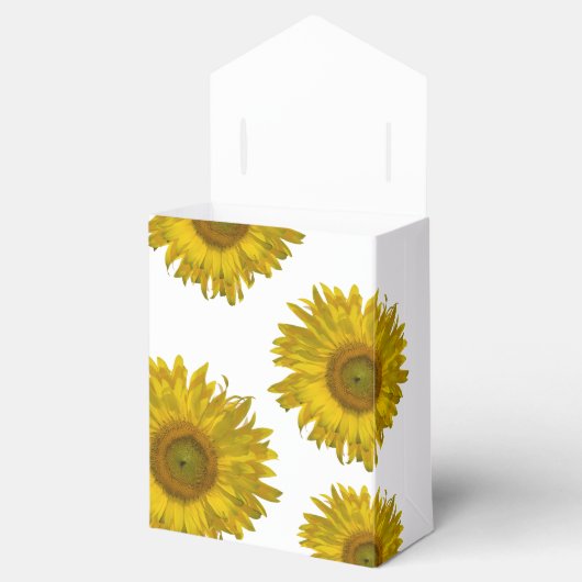 Ballotins Fête des tournesols jaunes éparpillés (Ouvert)