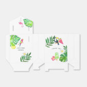 Ballotins Fête d'été de l'aquarelle tropicale (Déplié)