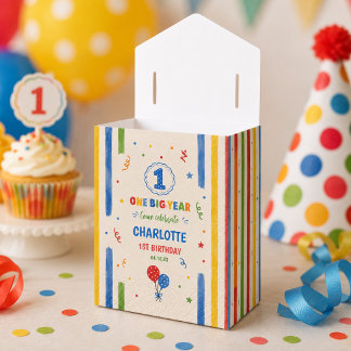 Ballotins Fête du 1er anniversaire Bold Rainbow One Big Year