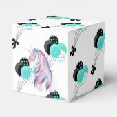 Ballotins Fête du ballon turquoise et noir (Arrière)