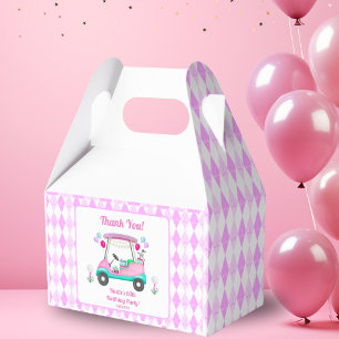 Ballotins Fête élégante de golf pour femmes Cart Anniversair