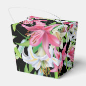 Ballotins Fête Faveur Boîte-Lys Rose (Arrière)