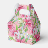 Ballotins Fête Faveur Boîte-Lys Rose (Arrière)