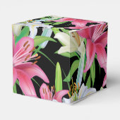 Ballotins Fête Faveur Boîte-Lys Rose (Arrière)