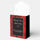 Ballotins Fête Faveur boîte Roses rouges (Ouvert)