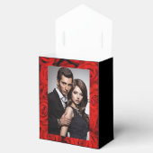 Ballotins Fête Faveur boîte Roses rouges (Ouvert)