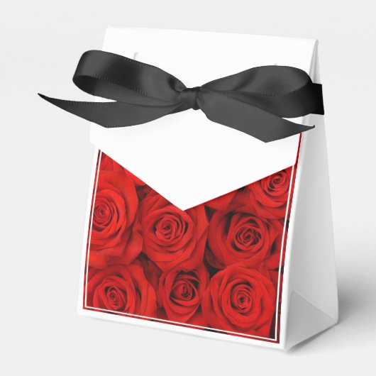 Ballotins Fête Faveur boîte Roses rouges (Verso)
