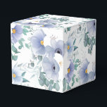 Ballotins Fête Faveur Box-Blue Flowers Ballotin<br><div class="desc">Boîte de réception dans un joli design d'impression florale bleu et blanc. Couleur Blanc Customiser cet article ou acheter tel quel. Image stock freepik.com</div>