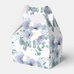 Ballotins Fête Faveur Box-Blue Flowers Ballotin