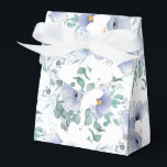 Ballotins Fête Faveur Box-Blue Flowers Ballotin<br><div class="desc">Boîte de réception dans un joli design d'impression florale bleu et blanc. Couleur Blanc Customiser cet article ou acheter tel quel. Image stock freepik.com</div>