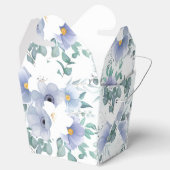 Ballotins Fête Faveur Box-Blue Flowers Ballotin (Ouvert)