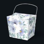 Ballotins Fête Faveur Box-Blue Flowers Ballotin<br><div class="desc">Boîte de réception dans un joli design d'impression florale bleu et blanc. Couleur Blanc Customiser cet article ou acheter tel quel. Image stock freepik.com</div>