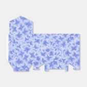 Ballotins Fête Faveur Box-Blue Hydrangeas (Déplié)