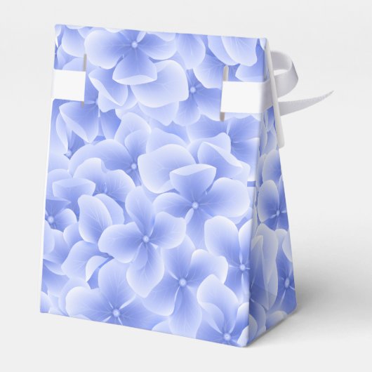 Ballotins Fête Faveur Box-Blue Hydrangeas (Arrière)