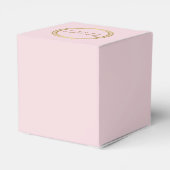 Ballotins Fête Faveur Box-Gold Cercle éternel (Arrière)