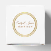 Ballotins Fête Faveur Box-Gold Cercle éternel (Haut)