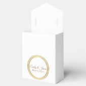 Ballotins Fête Faveur Box-Gold Cercle éternel (Ouvert)