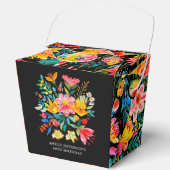 Ballotins Fête Florale mexicaine noire (Recto)