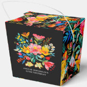 Ballotins Fête Florale mexicaine noire (Verso)