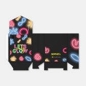 Ballotins Fête laser d'anniversaire de néon fou (Déplié)