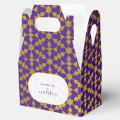 Ballotins Fête marocaine violette et or ethnique (Ouvert)