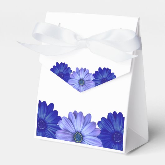 Ballotins Fête nuptiale florale bleue (Verso)