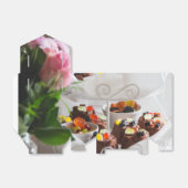 Ballotins Fête Pâtisserie et biscuits Favoriser boîte cadeau (Déplié)