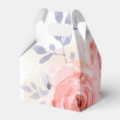 Ballotins Fête Prénatale Fleurs Roses Roses Lilas Fleurit (Arrière)